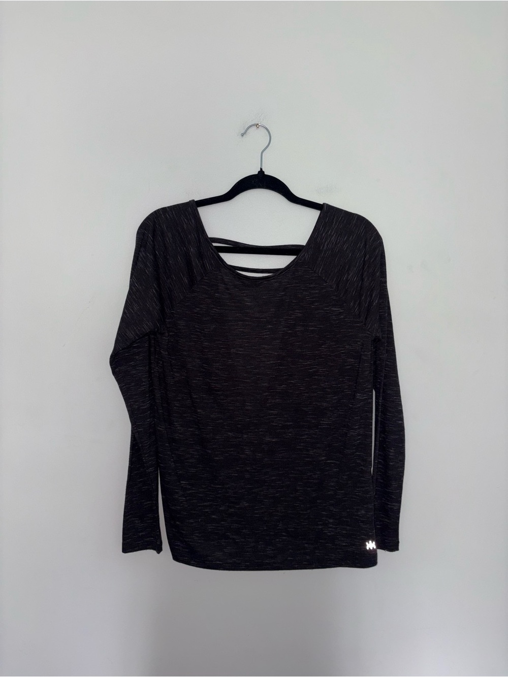 Kyodan | Black Printed Open Back Longsleeve